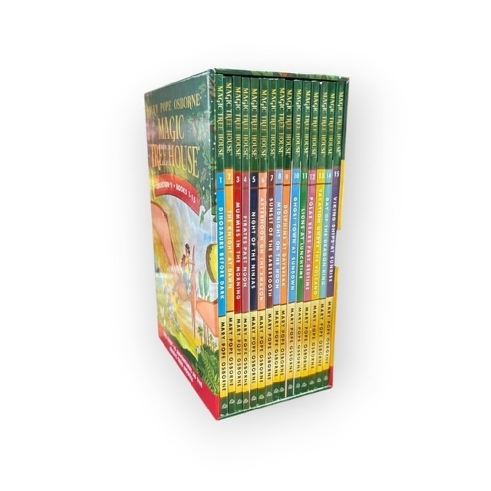Magic Tree House Collection 1 Books 1-15 Box Set Mary Pope Osborne Chapter Books